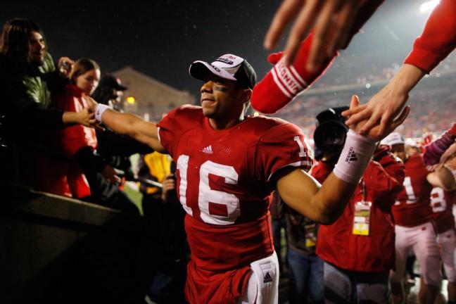 Badger Herald archival Photo of Russel Wilson. 