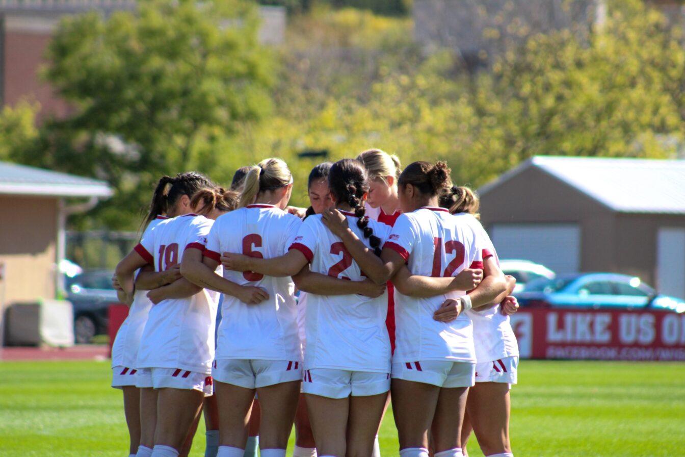 Badger Herald archival photo of UW Women's Soccer team. November 6, 2023. 