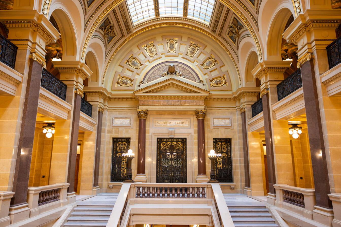 Inside the Wisconsin State Capitol. February 1, 2024. 
